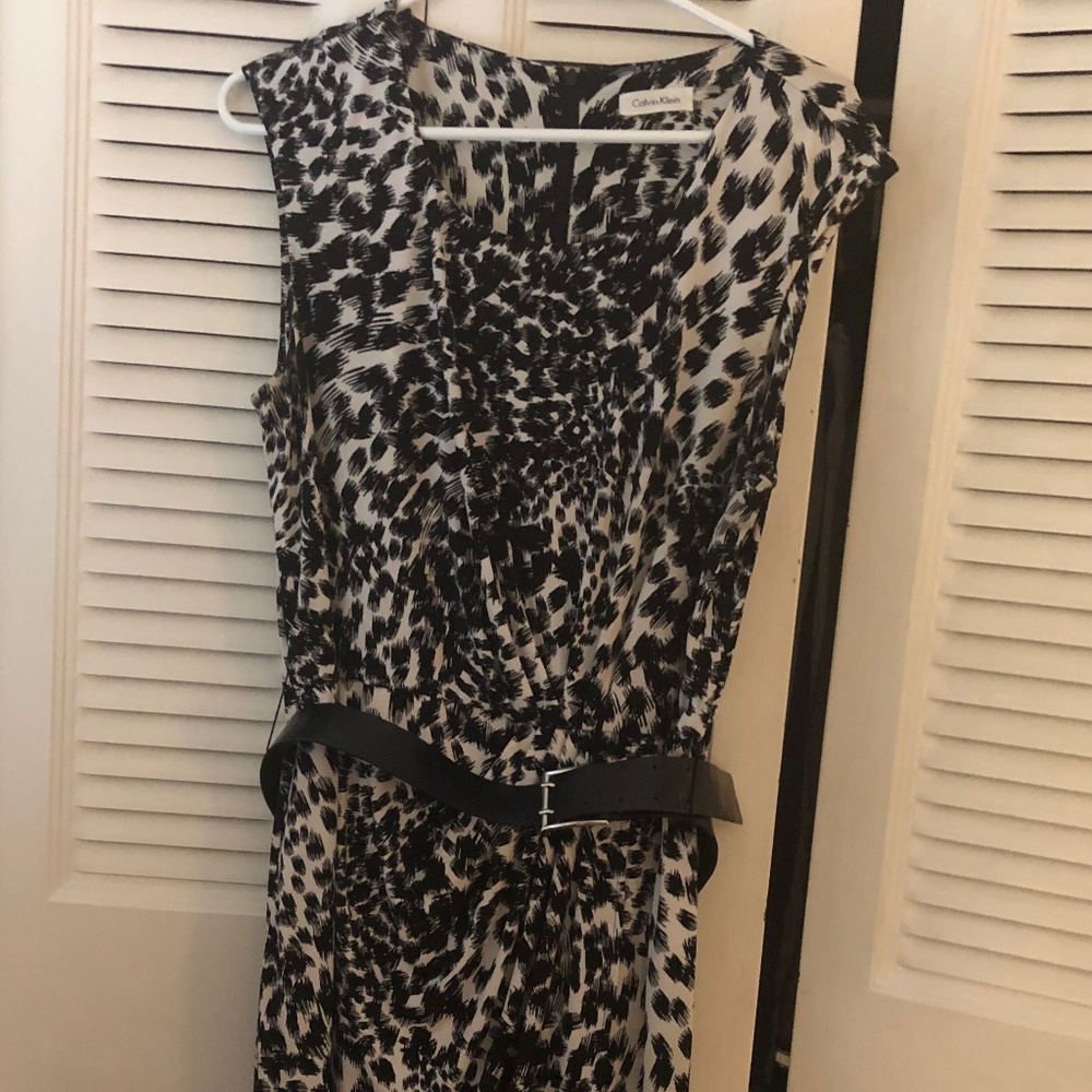 Calvin Klein Drape Dress (Size 12)